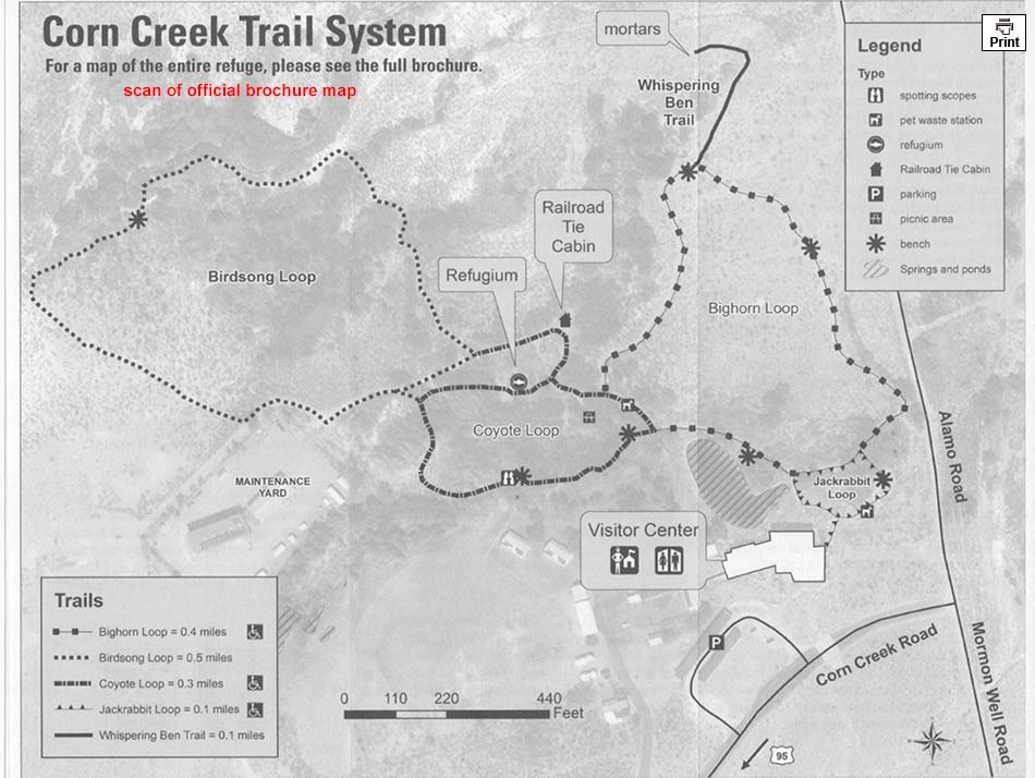 Corn Creek Site Map
