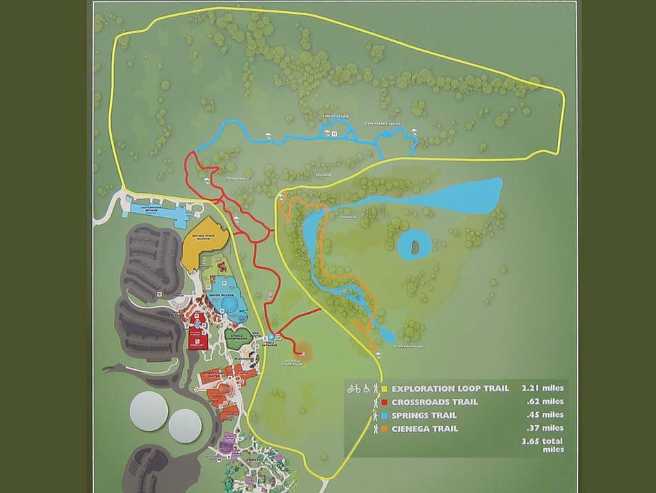 Las Vegas Springs Preserve Trail Map