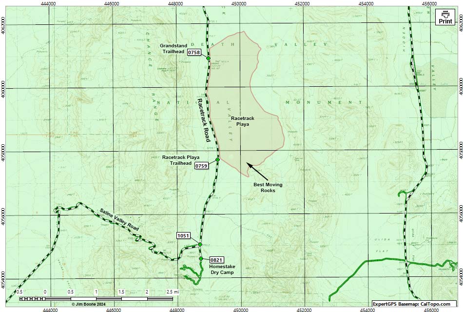 Racetrack Road Map