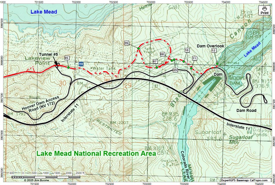 Railroad Trail Map