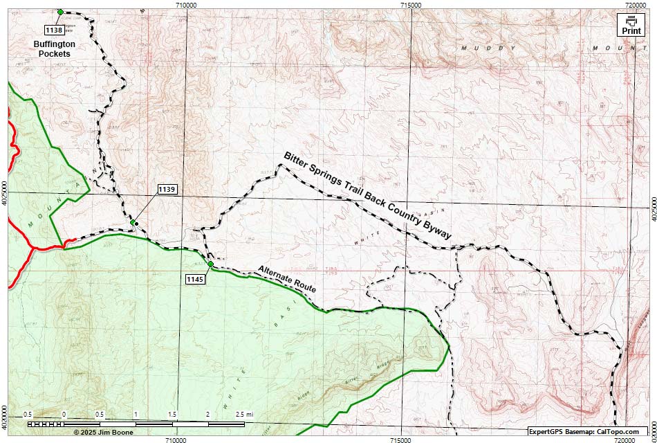 Bitterspring Road Map