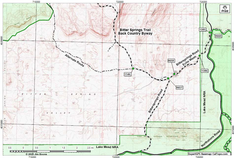 Bitterspring Road Map