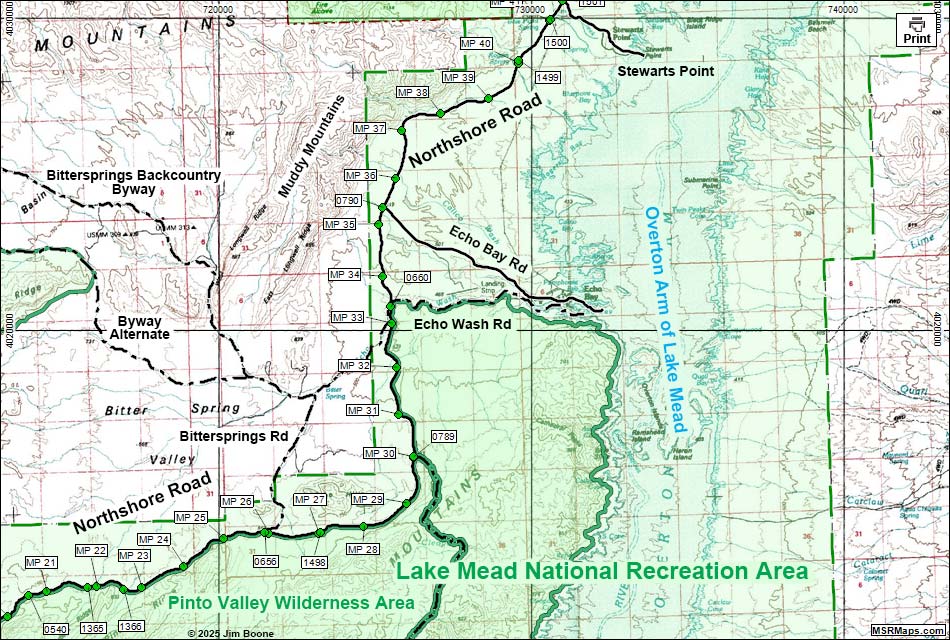 Northshore Road Map
