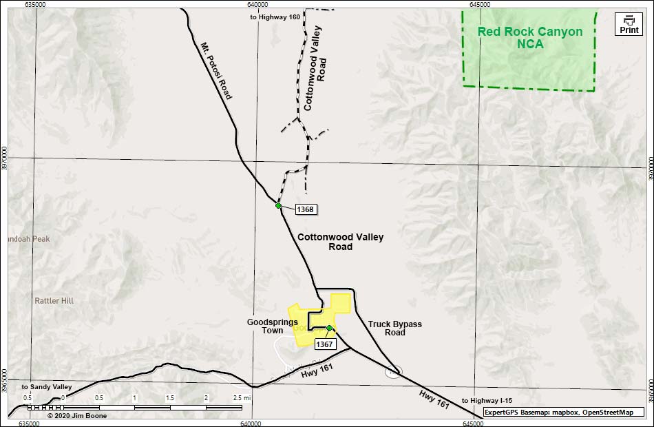 Cottonwood Valley Road