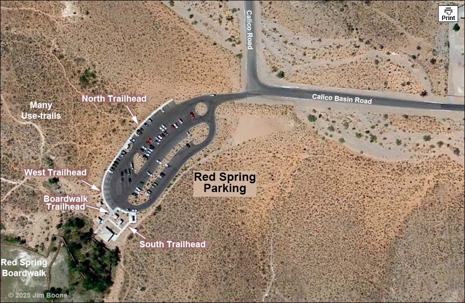 Red Spring Trailhead Map