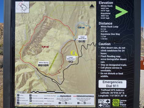 Lower White Rock Trailhead